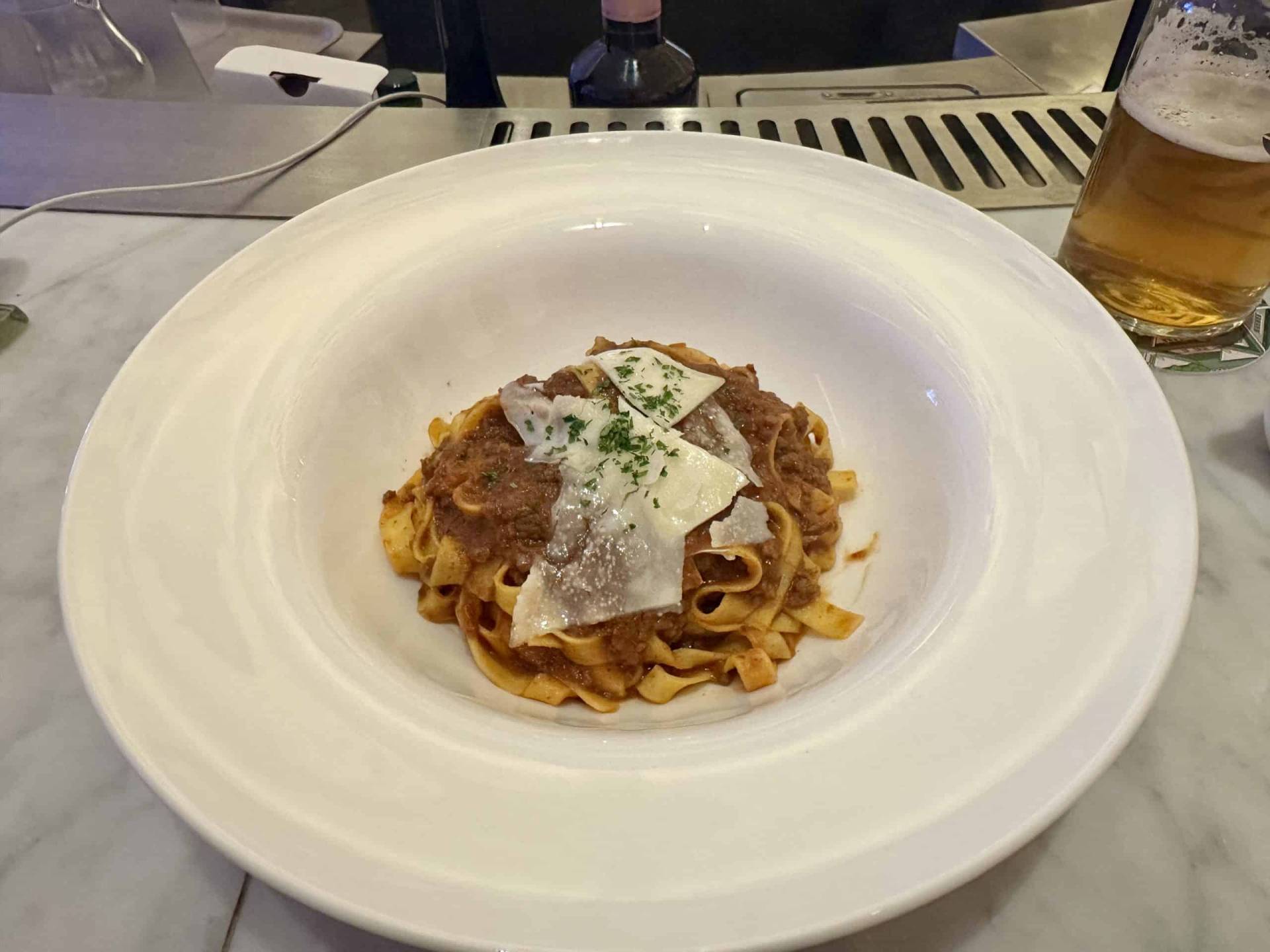 Pasta at Mixup Bar Osaka, Japan