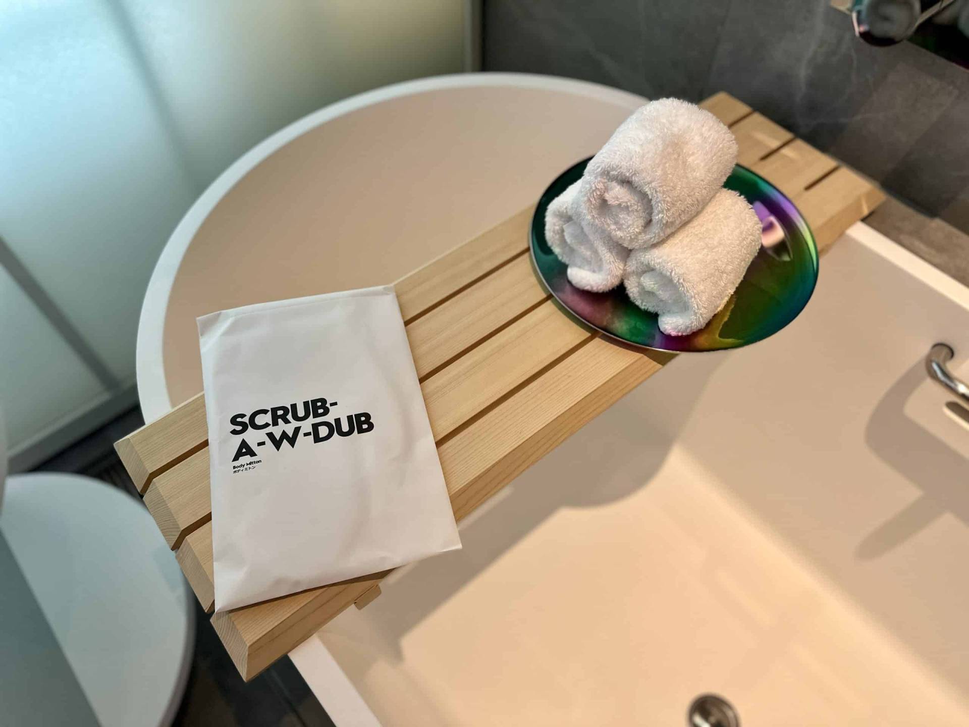 Clever play on words (Scrib-A-W-Dub)