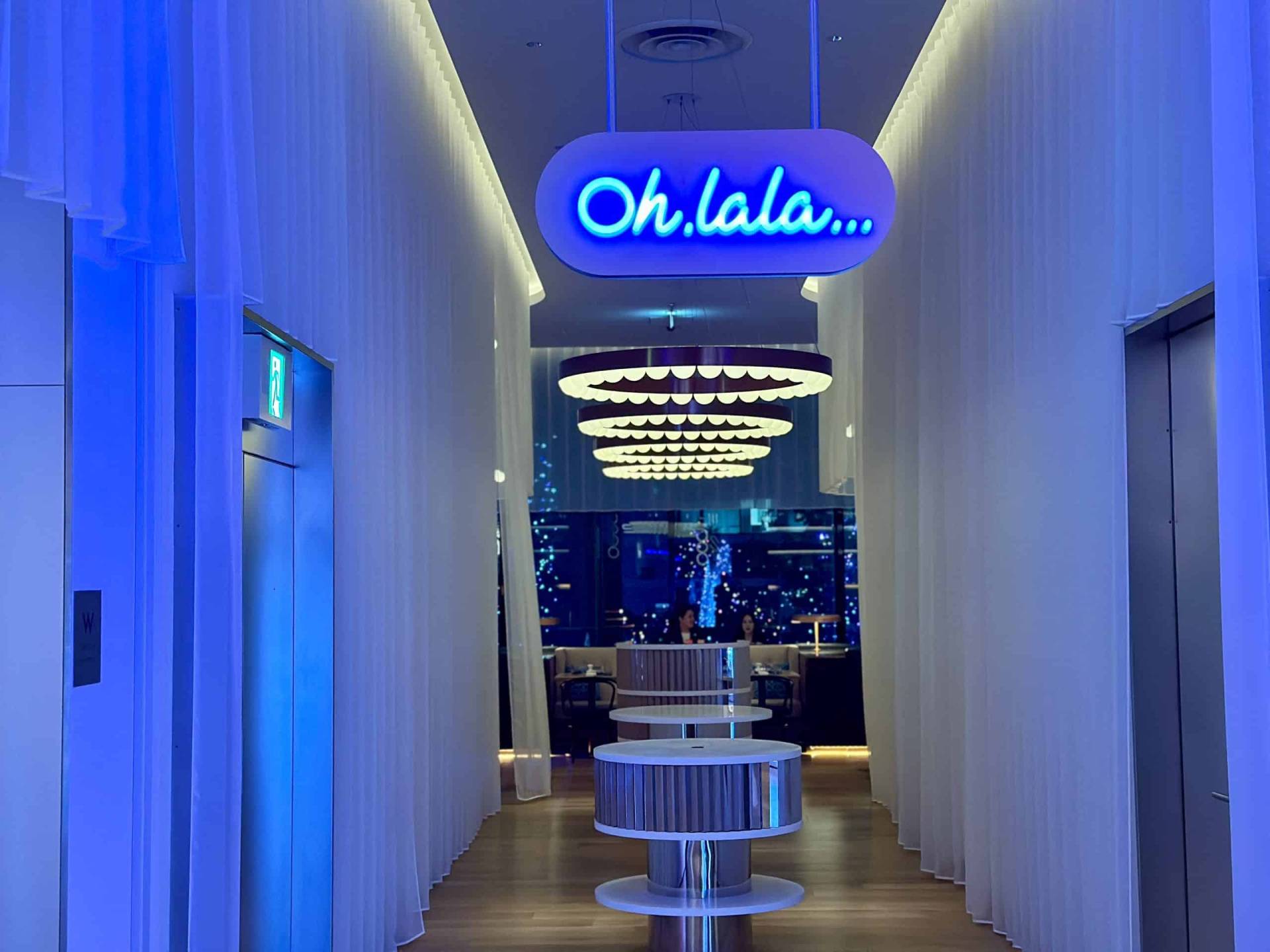 Oh.lala restaurant in the W Osaka