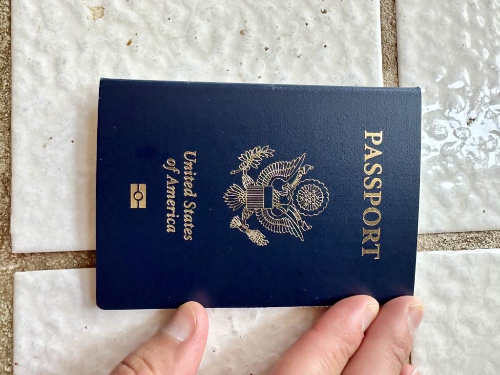 Always keep your passport and travel documents in a secure place.