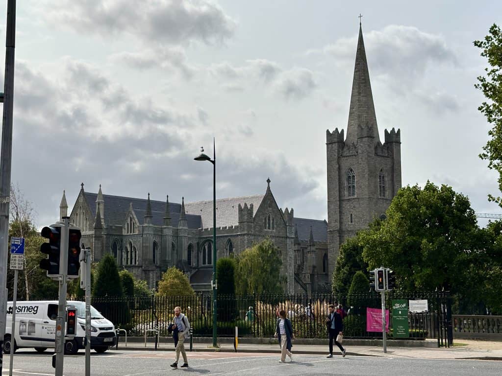 Saint Patrick's Cathedral in Dublin, Ireland.